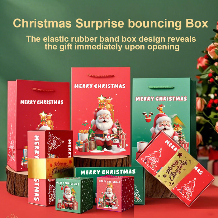 Wholesale Surprise jumping box birthday creative gift Chinese Valentine' s Day Christmas bounce red envelope gift box