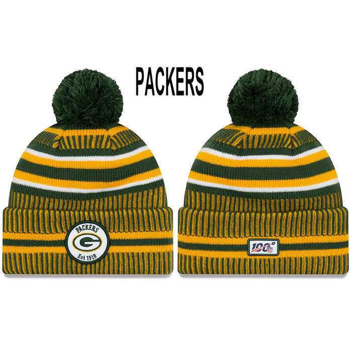 Wholesale European and American olive cap knitted sports round cap wool hat wool team cap League baseball cap