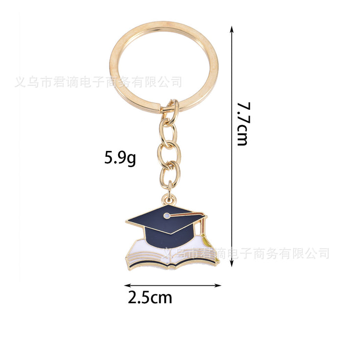 Wholesale Doctor Cap Keychain Student Souvenir Creative Personality Bag Pendant