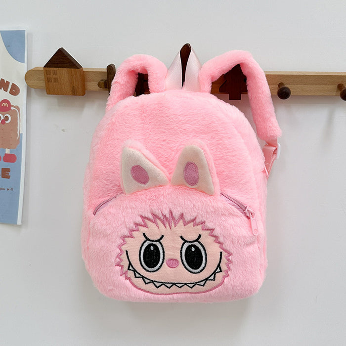 Wholesale Cartoon Children' s Plush Cute Cartoon Shoulder Bags
