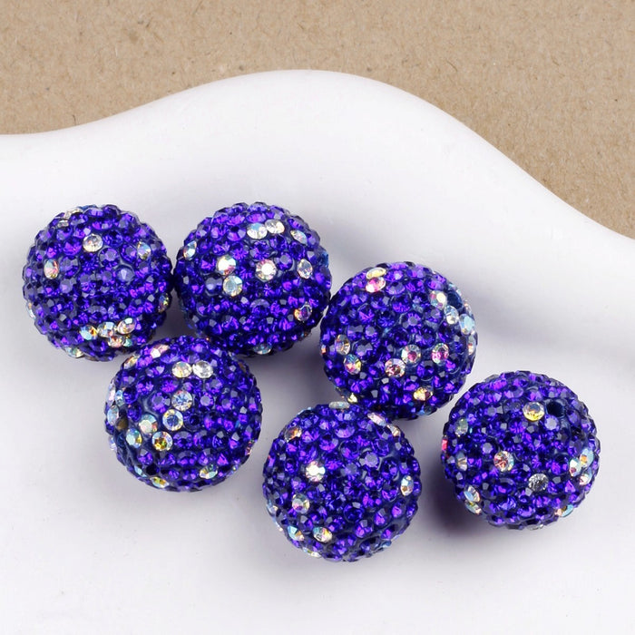 Wholesale Polymer Clay Diamond Ball Beads JDC-BDS-JinWD002