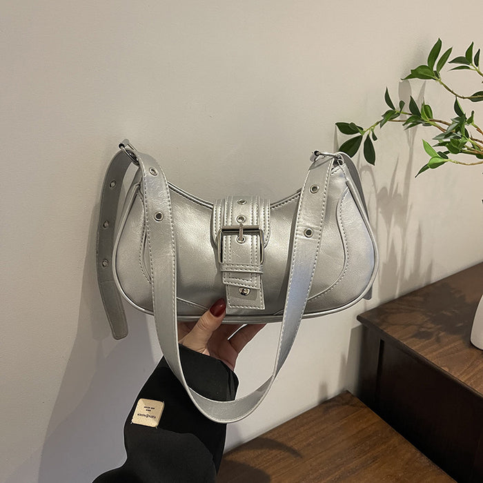 Wholesale Popular single shoulder commuting fashionable texture retro bag