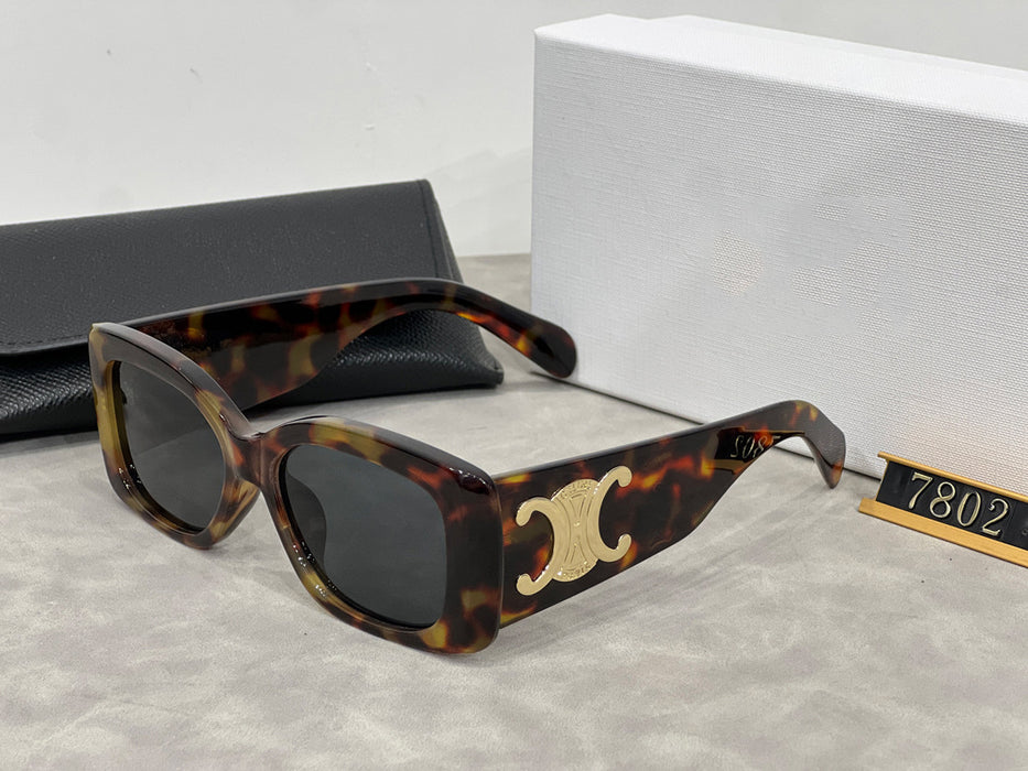 Wholesale  Square Wide-leg Sunglasses Women's  Retro Sunglasses Sunscreen Personalized All-match Glasses