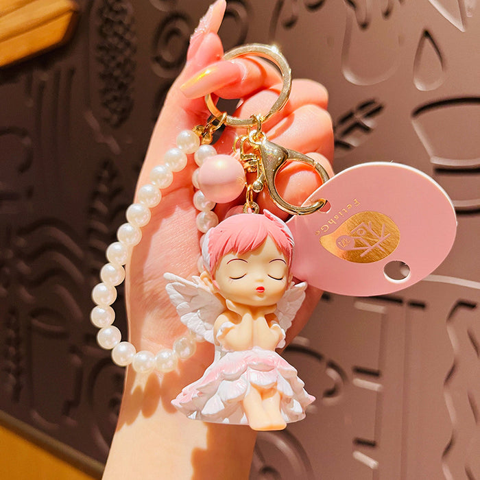 Wholesale Cute Car Keychain Couple's Bag Pendant Doll Creative