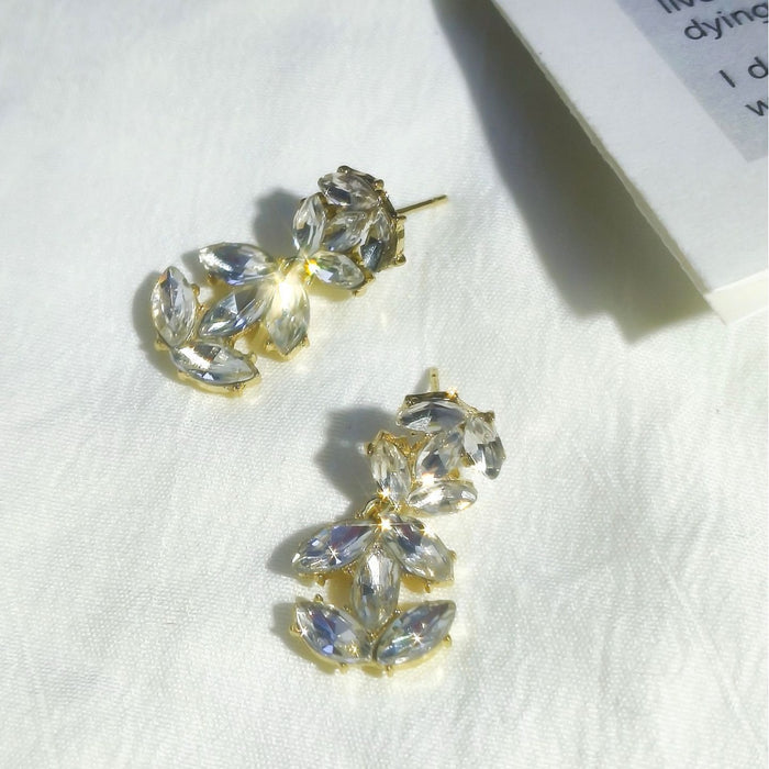 Wholesale Zirconia Letter Earrings JDC-ES-Pushe001