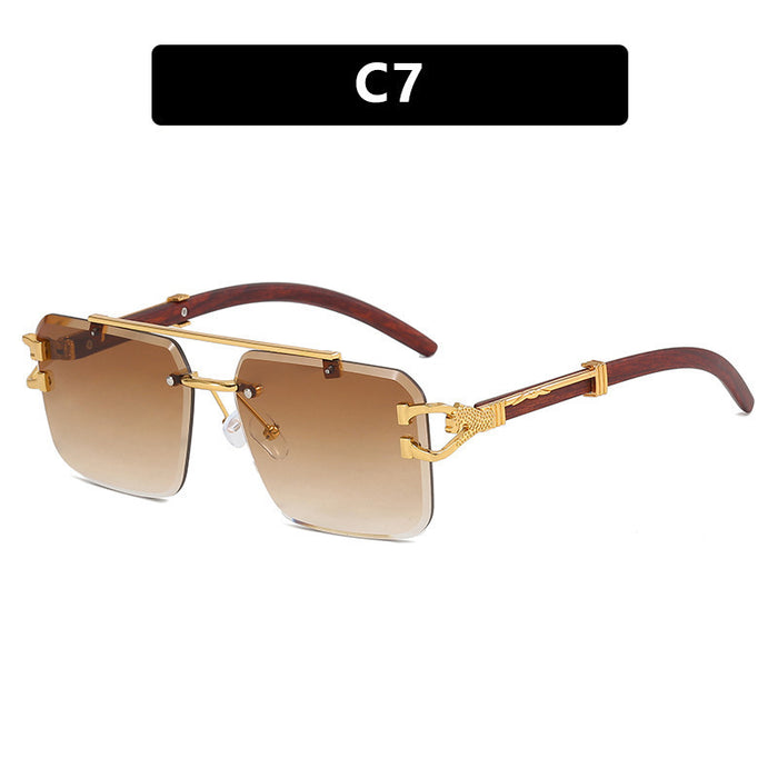 Wholesale Sunglasses frameless cut square sunglasses fashion sunglasses