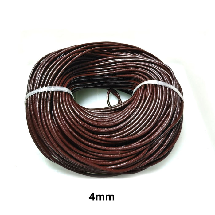 Wholesale 100pcs Round  Cowhide Rope Accessories Mobile Phone Case Leather Rope Braided Rope