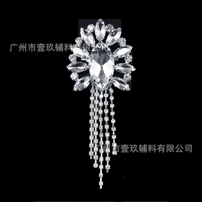 Wholesale DIY rhinestone bow clothing accessories