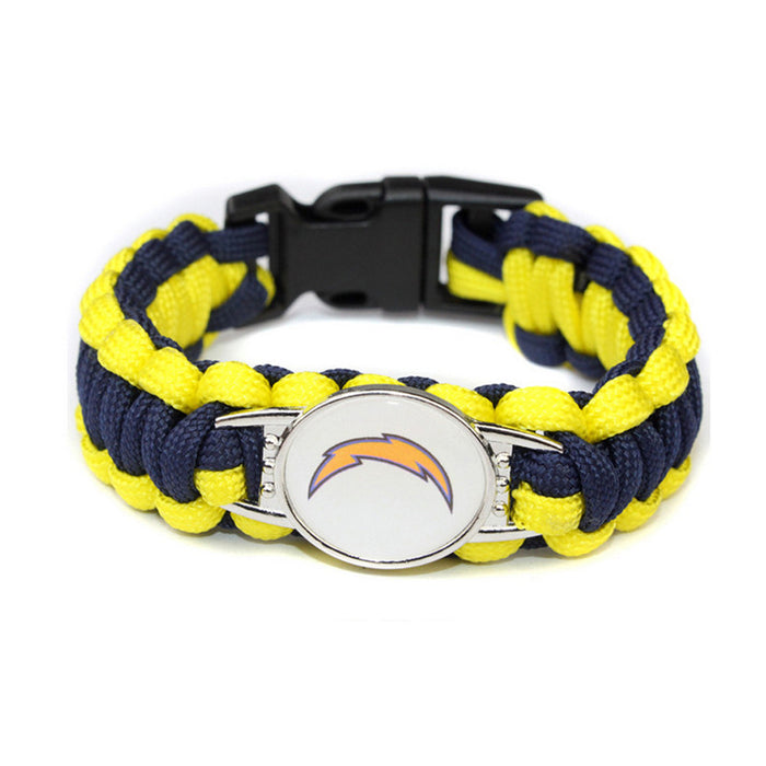 Wholesale Football  Alloy Buckle Woven Bracelet