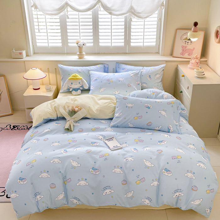 Wholesale Cartoon Bed Sheets, Dust Covers, Protective Covers, Skin Friendly and Frosted Bed Sheet JDC-SEE-AiErMei001