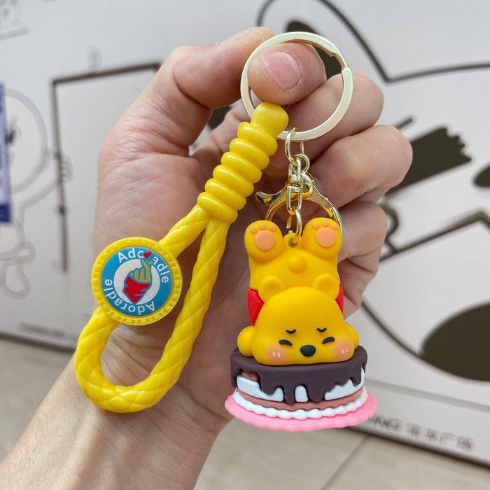 Wholesale Keychain Cartoon Doll Couple Bag Pendant Car Keychain Cute Small Gift Wholesale