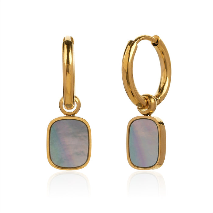 Wholesale Geometric Square Earrings Simple Light Luxury Versatile Stylish Elegant Earrings
