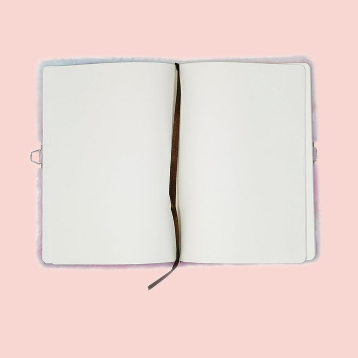 Wholesale Mermaid Pearl Notebook Cute Animal Plush Cover Blank Pages