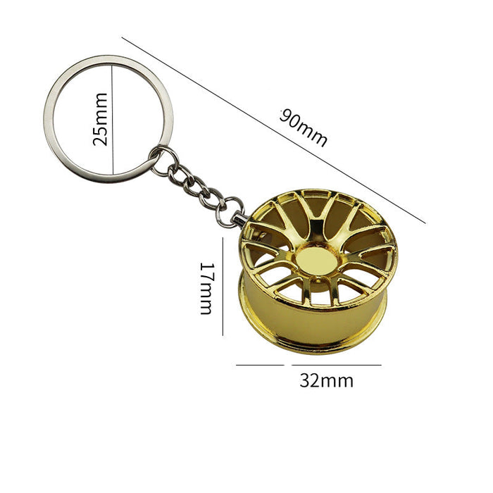 Wholesale Mini Metal Turbo Keychain