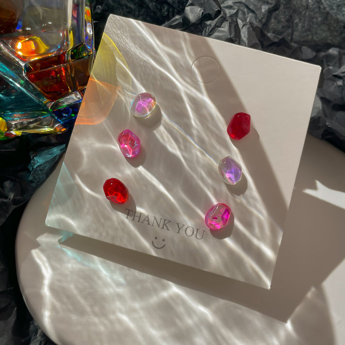 Wholesale Silver needle earrings, versatile daily earrings, peach heart earrings