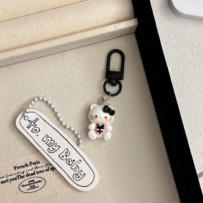 Wholesale Small cat Pendant Backpack School Bag Pendant Cute Keychain