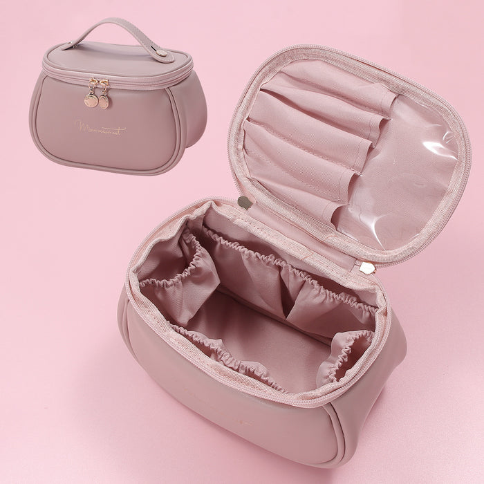 Wholesale Travel toiletry bag, simple makeup bag, zipper, large capacity, portable, high-end feel
