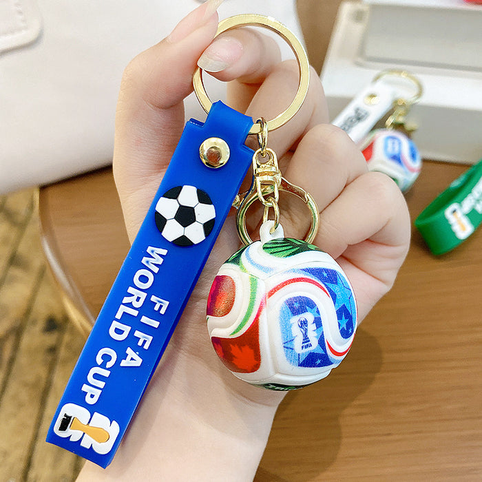 Wholesale World Cup Football Keychain Pendant