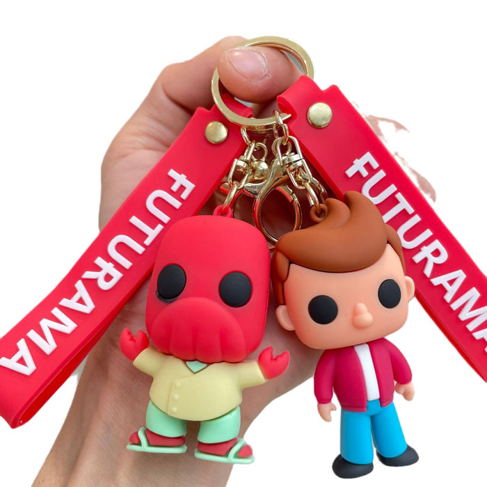 Wholesale Anime keychain, keychain, cartoon figurine, small gift