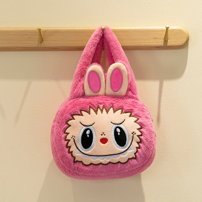 Wholesale Large Capacity Cartoon Plush Velvet Shoulder Bag