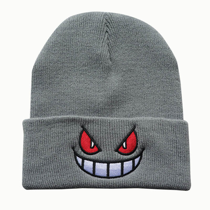 Wholesale Acrylic Cartoon Embroidery Knitted Wool Hat JDC-FH-LvH009