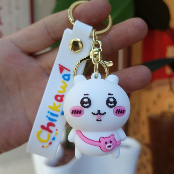 Wholesale PVC Cartoon Doll Keychain JDC-KC-KuangK017