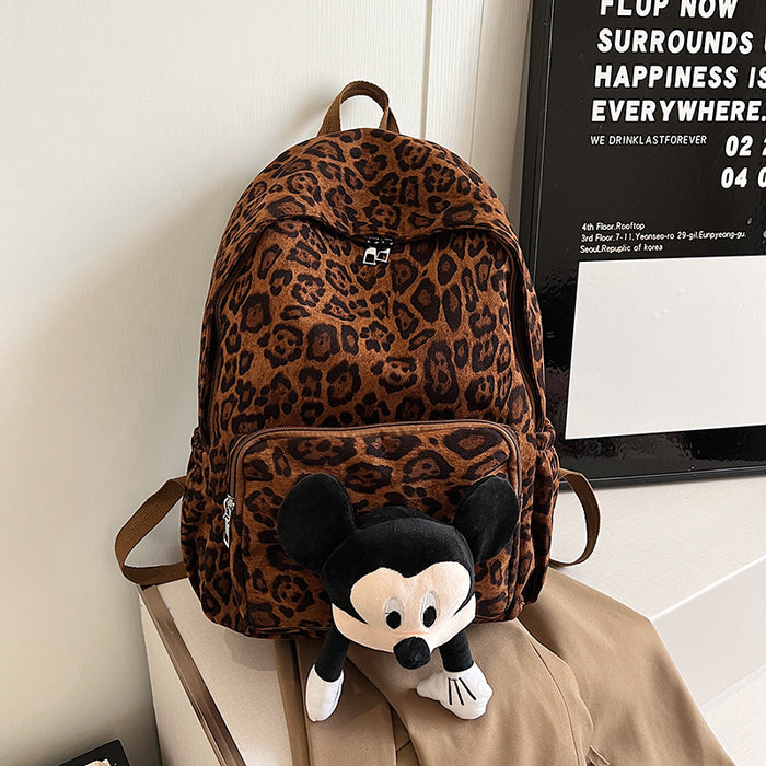 Wholesale Cute cartoon doll bag, new trendy printed backpack, versatile backpack