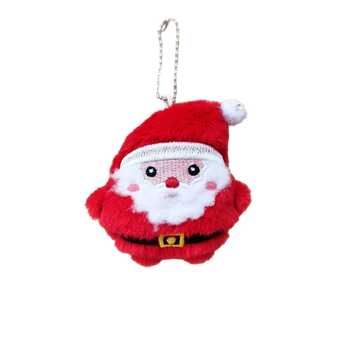Wholesale Christmas Plush Brooch Cute Bag Charm Keychain Pendant for Party Gift Boutique MOQ≥3