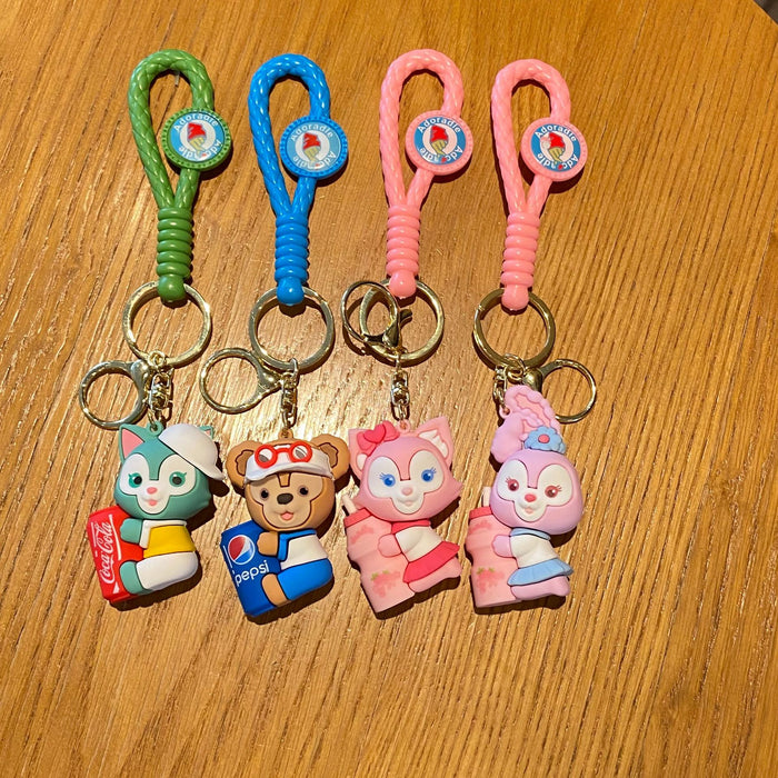 Wholesale Cartoon Silicone Doll Keychain JDC-KC-MingT119