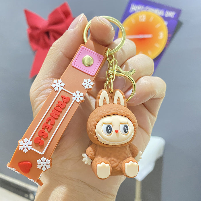 Wholesale Plush Cloth Sitting Cute Series Keychain Doll Gift Keychain