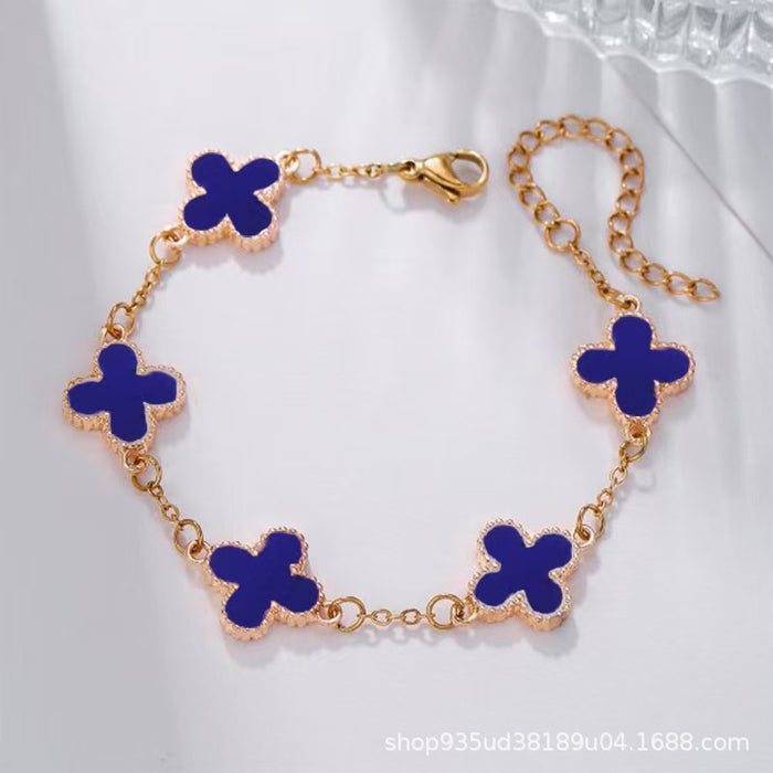 Wholesale Premium size double-sided necklace, collarbone chain, light luxury tassel pendant