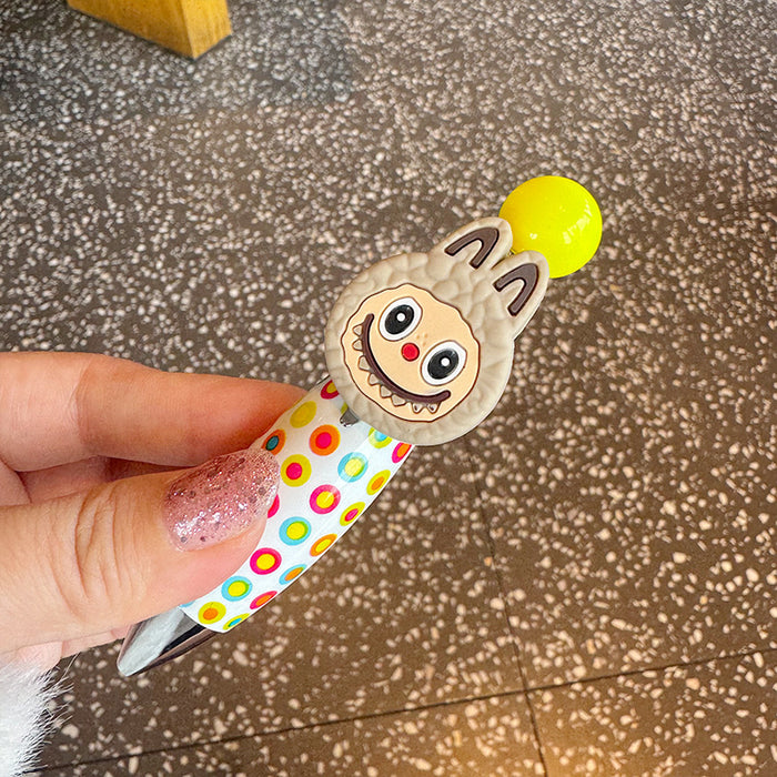 Wholesale Creative push pen,  cute,  girly,  unisex 3D ballpoint pen
