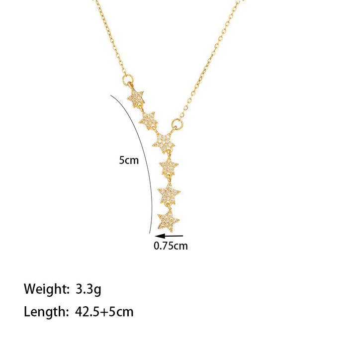 Wholesale Dazzling Star Necklace choker necklace