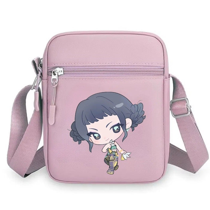 Wholesale Cute Cartoon Print Colorful Small Square Shoulder Bag