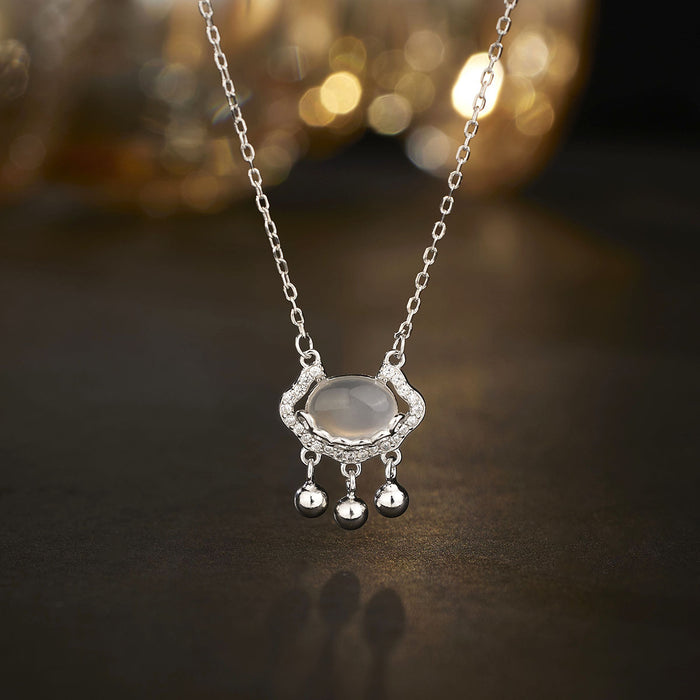 Wholesale Necklace Female China-Chic Natural Jade Pendant Collar Chain Jewelry