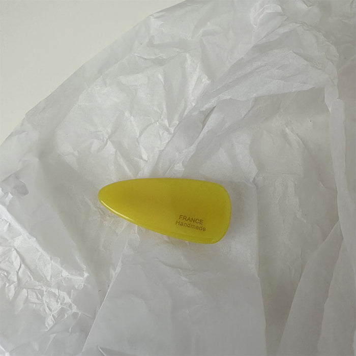 Wholesale Elliptical hair clip with side bangs, simple and elegant headband clip