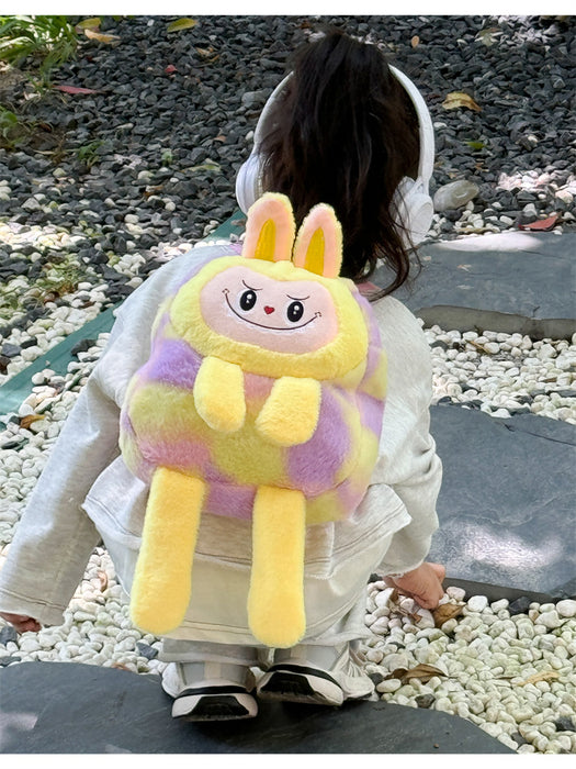Wholesale Plush toy backpack, male doll, children's cartoon cute plush toy