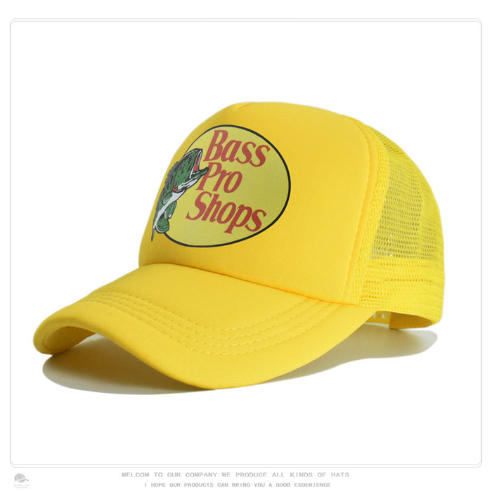 Wholesale Printed baseball cap summer net cap outdoor sunscreen sunshade driver cap