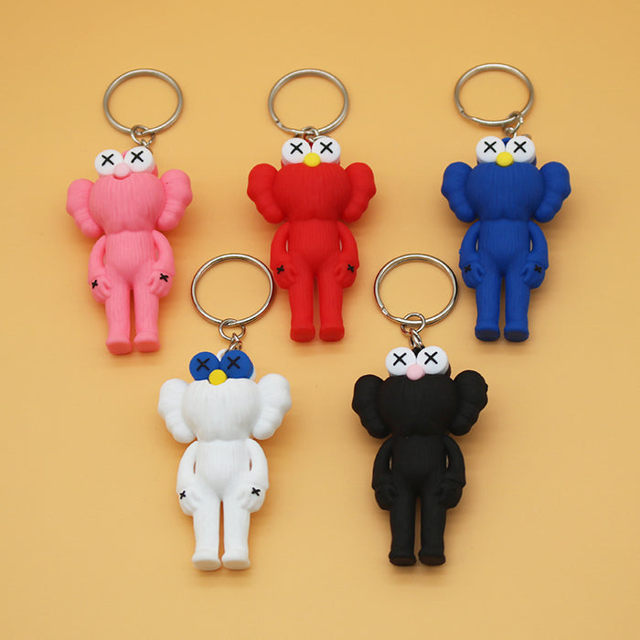 Wholesale Simple Cute Doll Bear Pendant Keychains