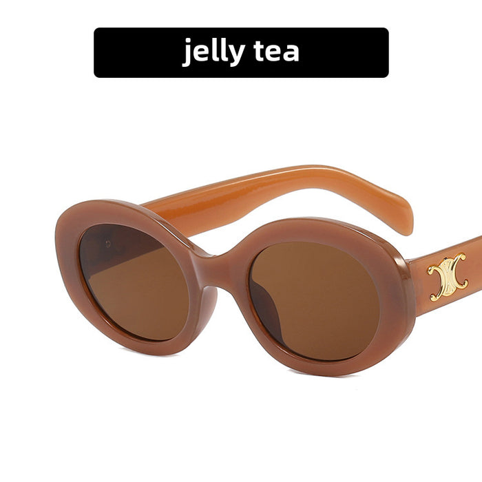 Wholesale Sunglasses Retro Elliptical Sunglasses