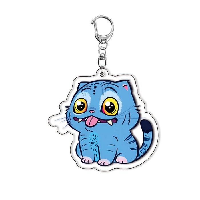 Wholesale Layered Acrylic Keychain Anime Merchandise Pendant