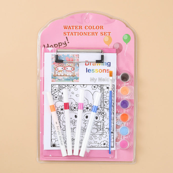 Wholesale DIY Plywood Watercolor pen Set