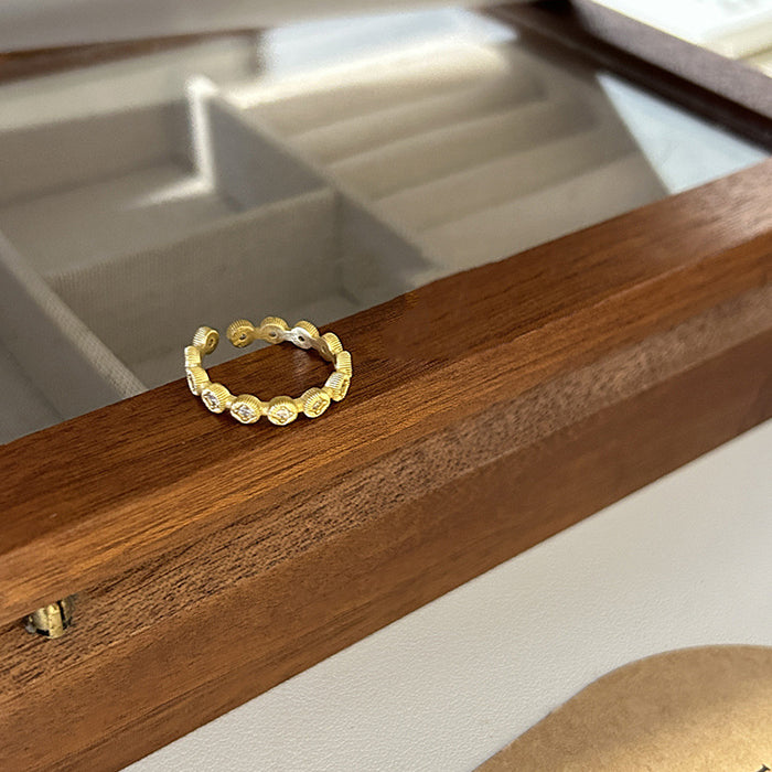 Wholesale Flash diamond zircon ring