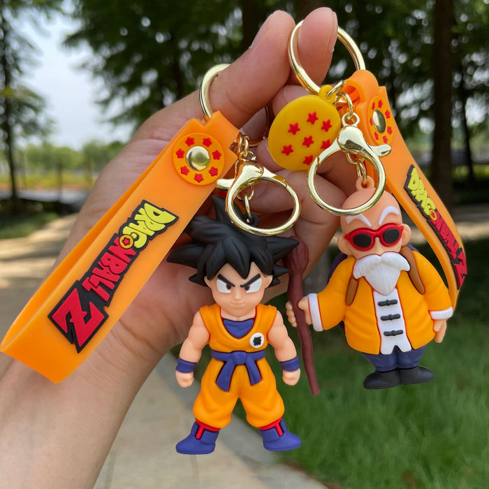 Wholesale Dropping glue doll keychain cartoon student backpack pendant car keychain claw machine blind box