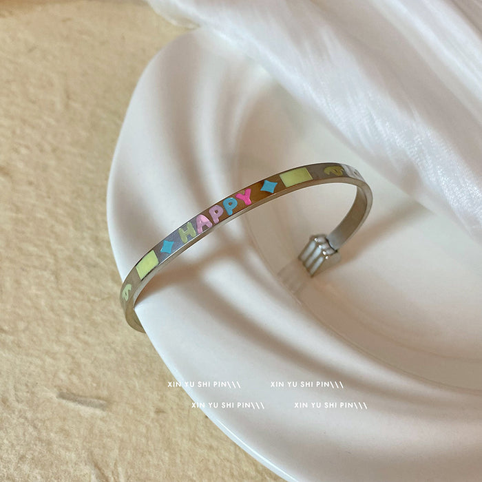 Wholesale Adjustable Cartoon Bear Graffiti Bracelet Bracelet Bracelet Hand Accessories New Style