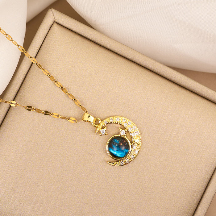 Wholesale Light luxury temperament, gorgeous full diamond necklace, versatile collarbone chain accessories wholesale