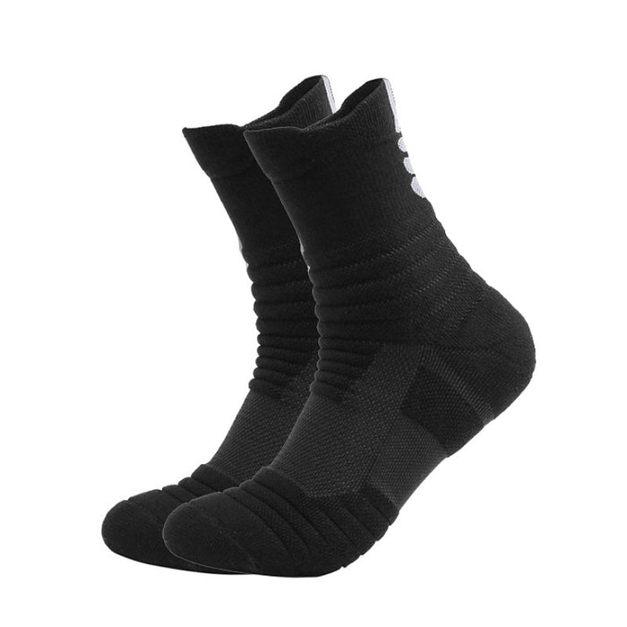 Wholesale Long tube professional practical basketball socks, short tube towel bottom high top sports socks