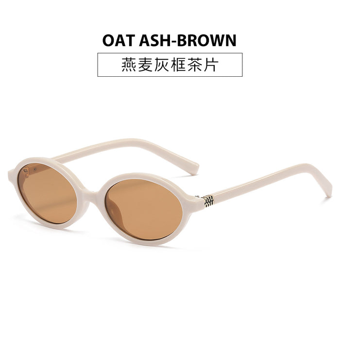 Wholesale Retro sunglasses oval sunglasses