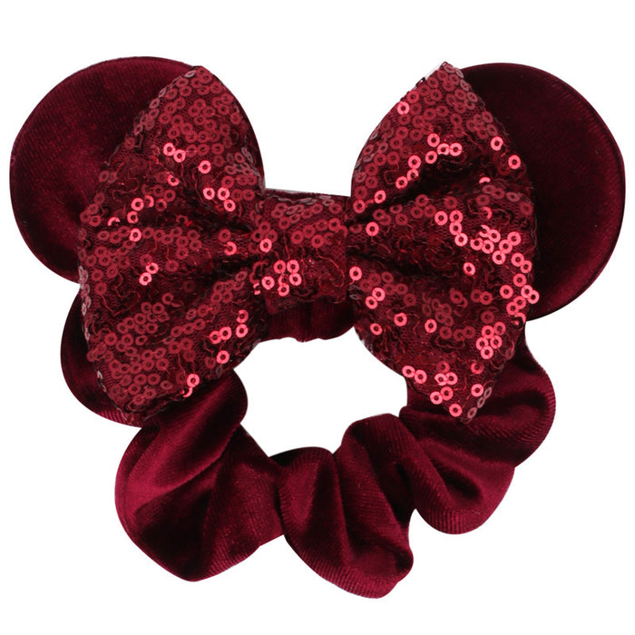 Wholesale Cartoon Cute Bow Hair Band Children's Hair Scrunchies JDC-HS-Danzuo018