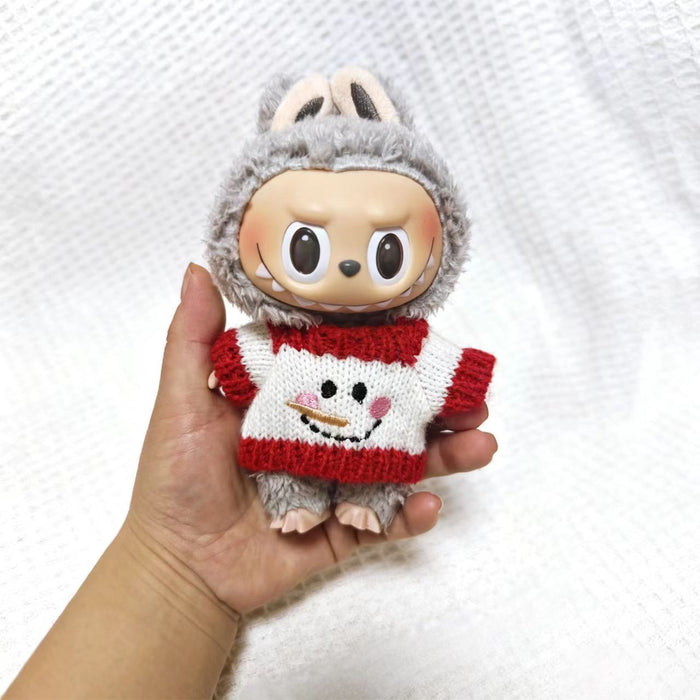 Wholesale Christmas PVC plush doll clothing keychain button sweater clothing accessories